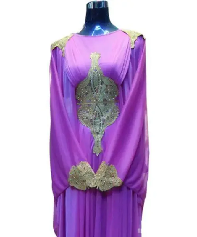 Picture of Radhe Designer Blue Georgette Kaftan Dress for Women - F3546