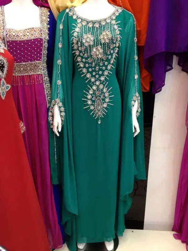 Picture of Radhe Designer Pink Cotton Kaftan Dress for Women - F8252