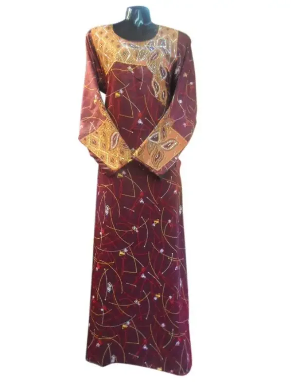 Picture of Multi Color Georgette Kaftan Dress for Women - Look 11910