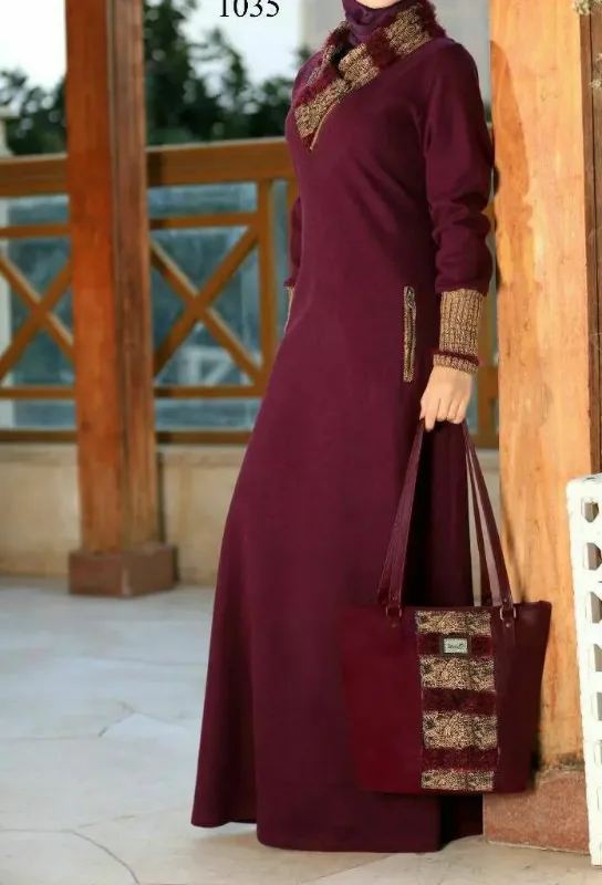 Picture of Radhe Designer Pink Cotton Kaftan Dress for Women - F11420
