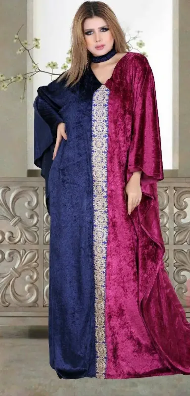 Picture of Radhe Designer Black Georgette Kaftan Dress for Women - F11438
