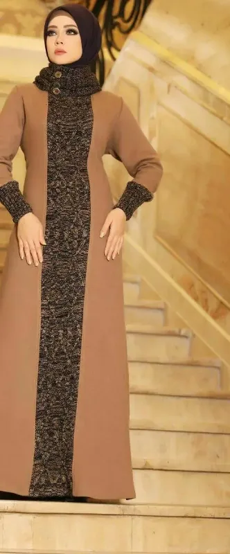 Picture of Radhe Designer Black Georgette Kaftan Dress for Women - F11436