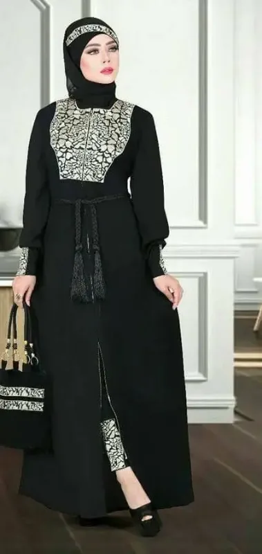 Picture of Radhe Designer Multicolor Georgette Kaftan Dress for Women - F11456