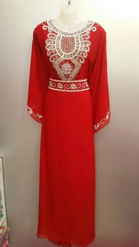 Picture of Radhe Designer Multicolor Georgette Kaftan Dress for Women - F7376