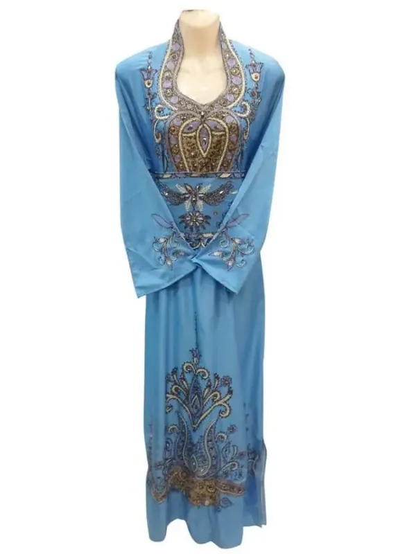 Picture of Radhe Designer Multicolor Georgette Kaftan Dress for Women - F7392