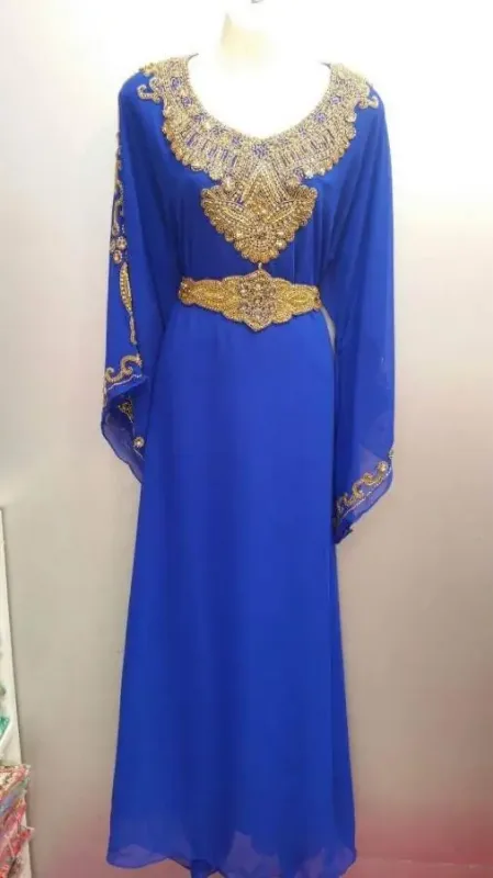 Picture of Radhe Designer Multicolor Georgette Kaftan Dress for Women - F7389