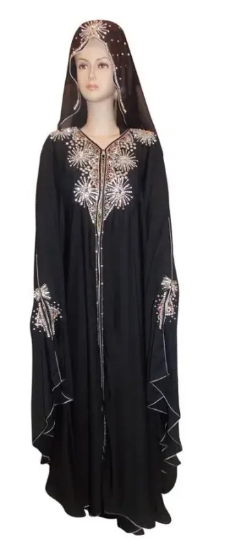 Picture of Radhe Designer Multicolor Georgette Kaftan Dress for Women - F7458