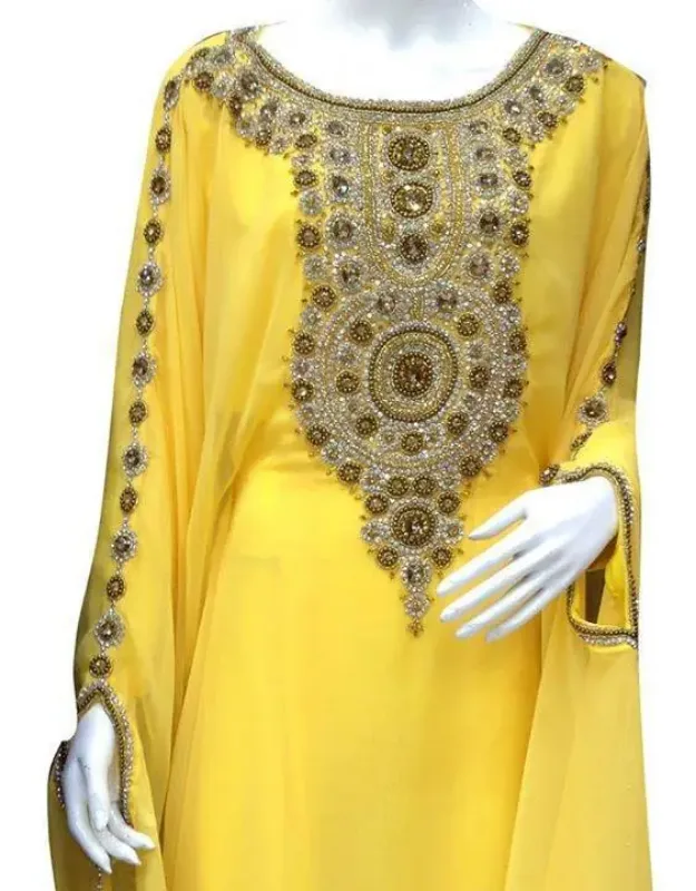 Picture of Radhe Designer Multicolor Georgette Kaftan Dress for Women - F7550