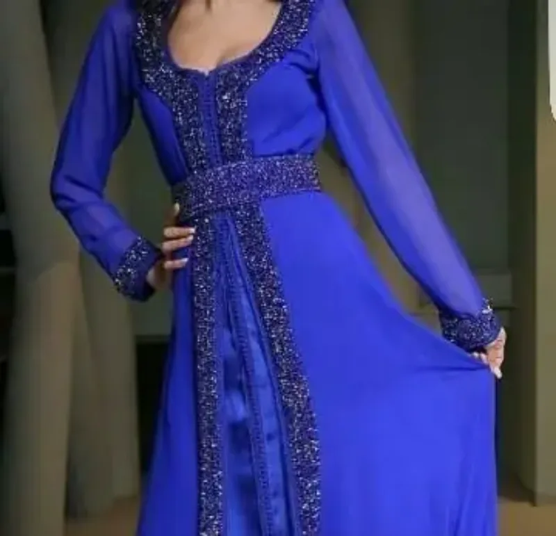 Picture of Radhe Designer Multicolor Georgette Kaftan Dress for Women - F10856