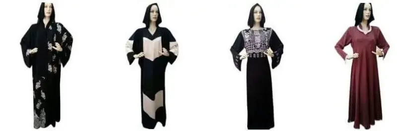 Picture of Radhe Designer Black Georgette Kaftan Dress for Women - F10775