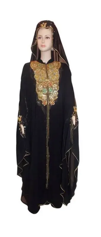 Picture of Radhe Designer Multicolor Georgette Kaftan Dress for Women - F7407