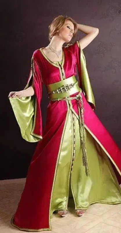 Picture of Radhe Designer Multicolor Georgette Kaftan Dress for Women - F10720
