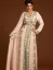 Picture of Purple Georgette Kaftan Dress for Women - Look 12024