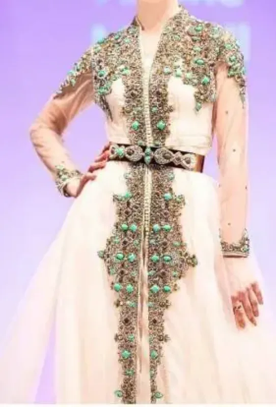 Picture of Radhe Designer Multicolor Georgette Kaftan Dress for Women - F10833