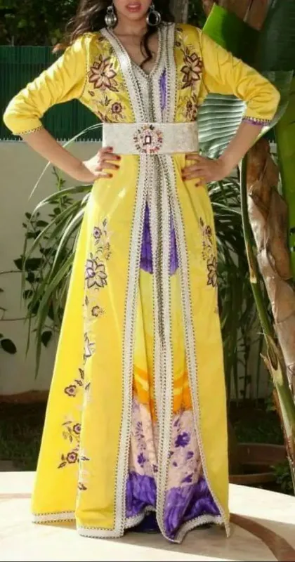 Picture of Radhe Designer Multicolor Georgette Kaftan Dress for Women - F10750