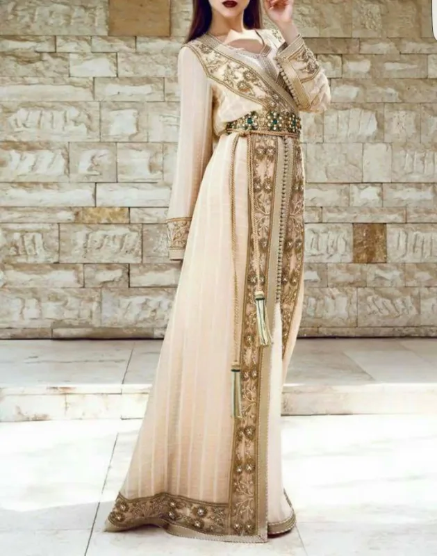 Picture of Radhe Designer Multicolor Georgette Kaftan Dress for Women - F10746