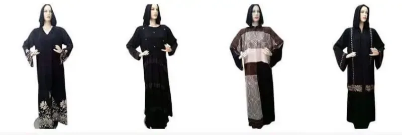 Picture of Radhe Designer Black Georgette Kaftan Dress for Women - F10773