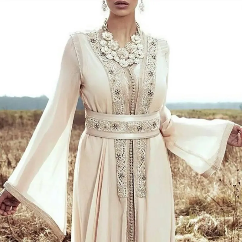 Picture of Radhe Designer Multicolor Georgette Kaftan Dress for Women - F10793
