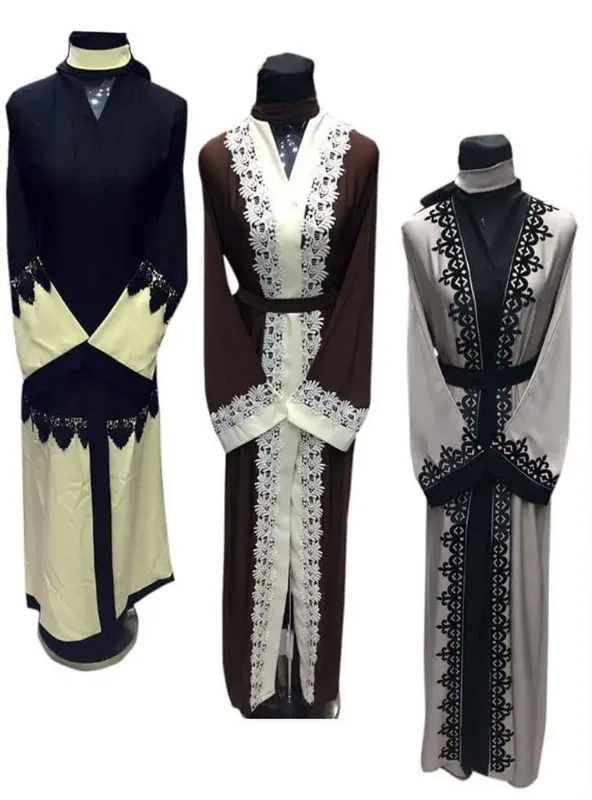 Picture of Radhe Designer Black Georgette Kaftan Dress for Women - F10792