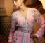 Picture of Black Georgette Kaftan Dress for Women - Look 12055