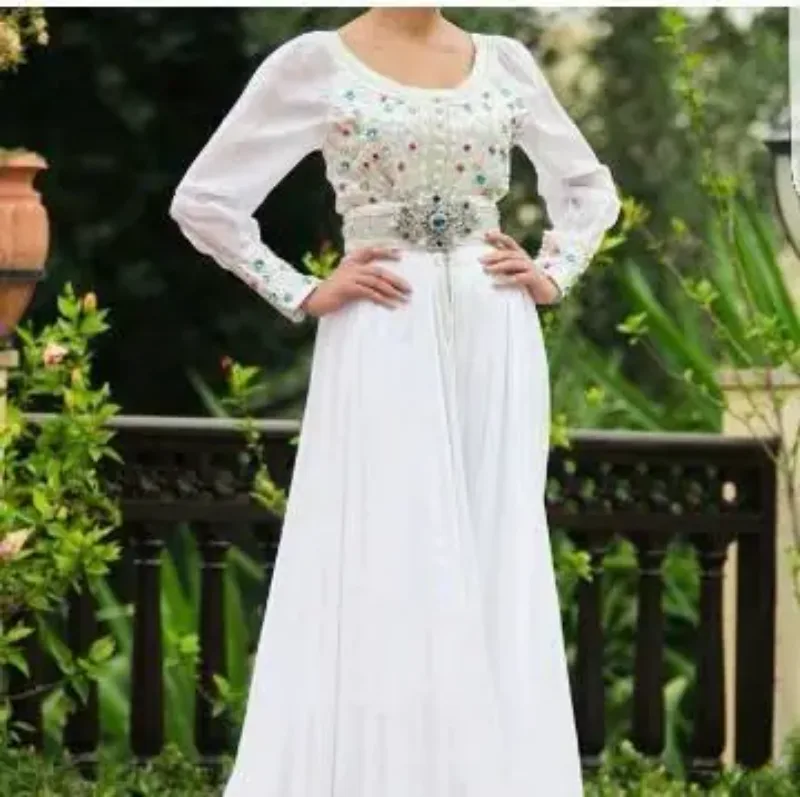 Picture of Radhe Designer Multicolor Georgette Kaftan Dress for Women - F10822