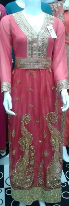Picture of Radhe Designer Multicolor Georgette Kaftan Dress for Women - F10816