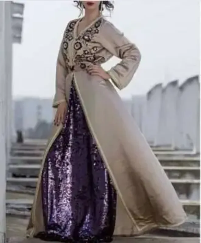 Picture of Radhe Designer Black Georgette Kaftan Dress for Women - F10841
