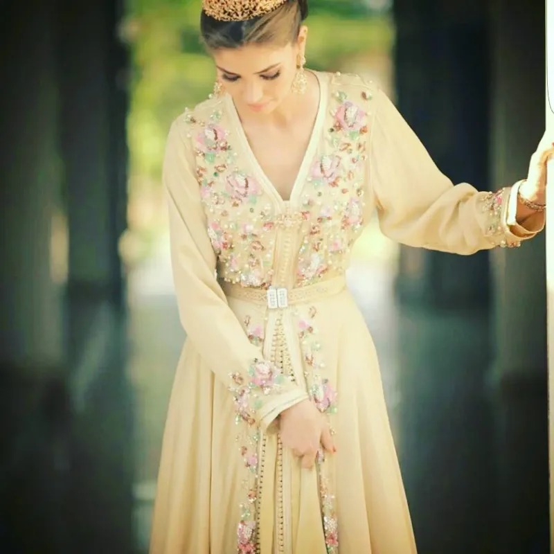 Picture of Radhe Designer Green Georgette Kaftan Dress for Women - F10850