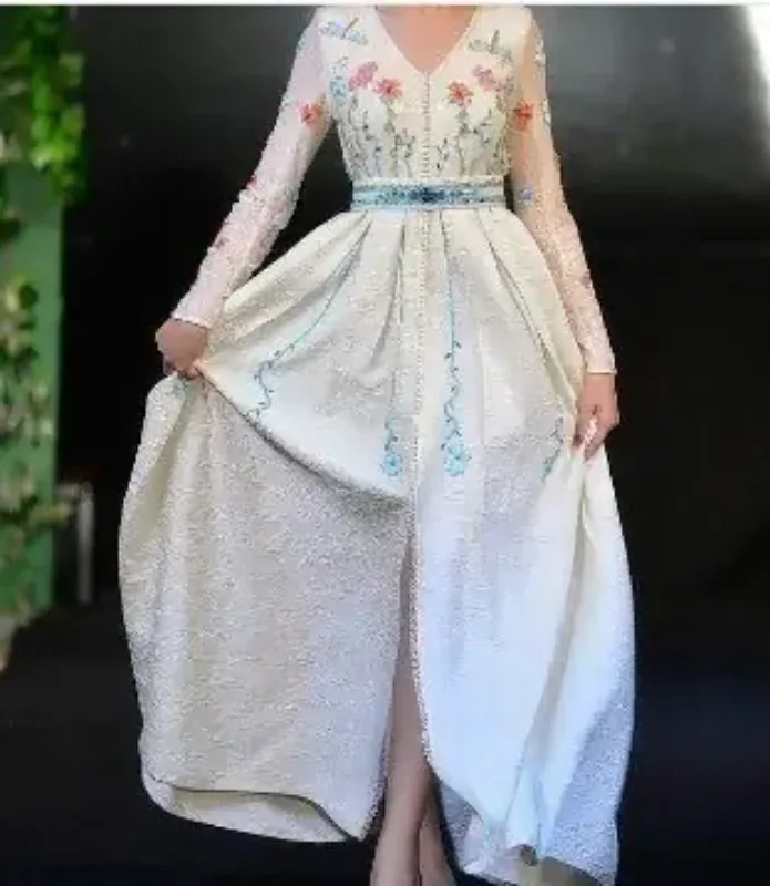 Picture of Radhe Designer Multicolor Georgette Kaftan Dress for Women - F10867
