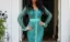 Picture of Multi Color Georgette Kaftan Dress for Women - Look 12102