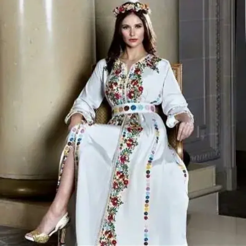 Picture of Radhe Designer Multicolor Georgette Kaftan Dress for Women - F10883