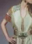 Picture of White Georgette Kaftan Dress for Women - Look 12126