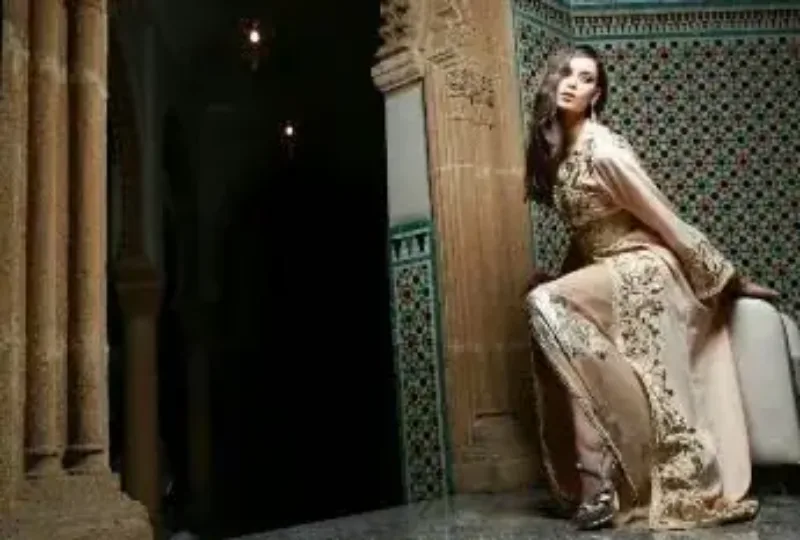 Picture of Radhe Designer Multicolor Georgette Kaftan Dress for Women - F10915