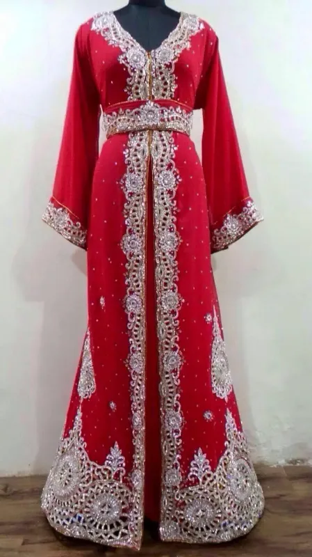 Picture of Radhe Designer Black Georgette Kaftan Dress for Women - F10928