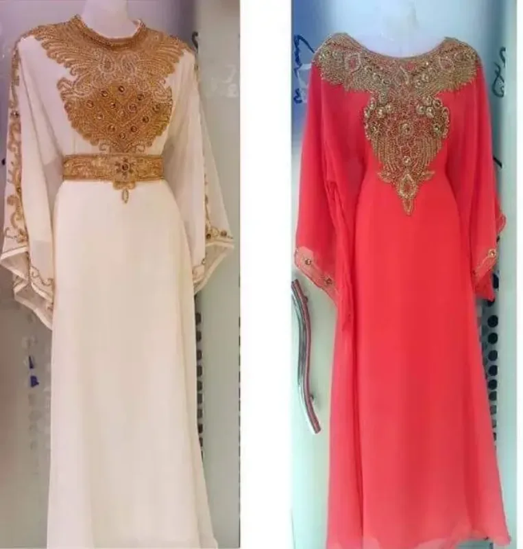 Picture of Radhe Designer Multicolor Georgette Kaftan Dress for Women - F10937