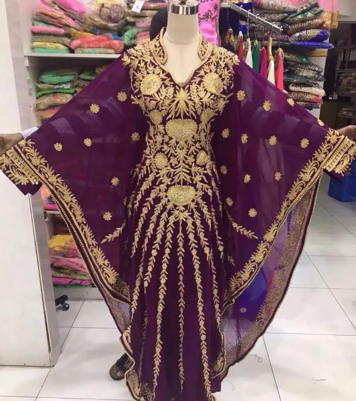Picture of Radhe Designer Multicolor Georgette Kaftan Dress for Women - F10953
