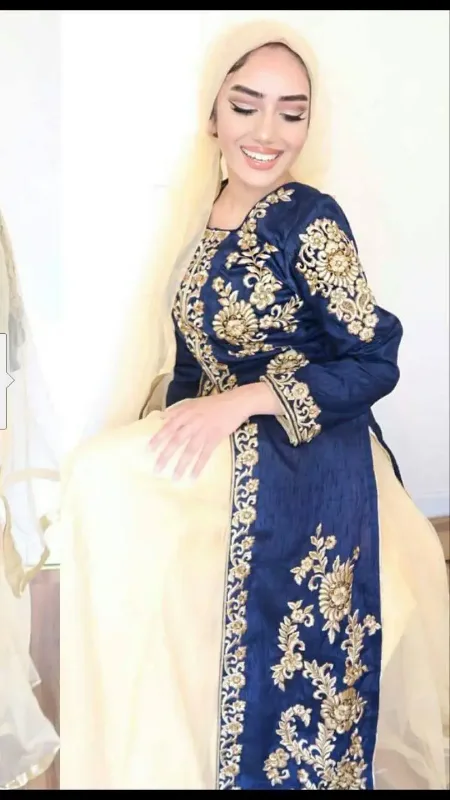 Picture of Radhe Designer Multicolor Georgette Kaftan Dress for Women - F10951