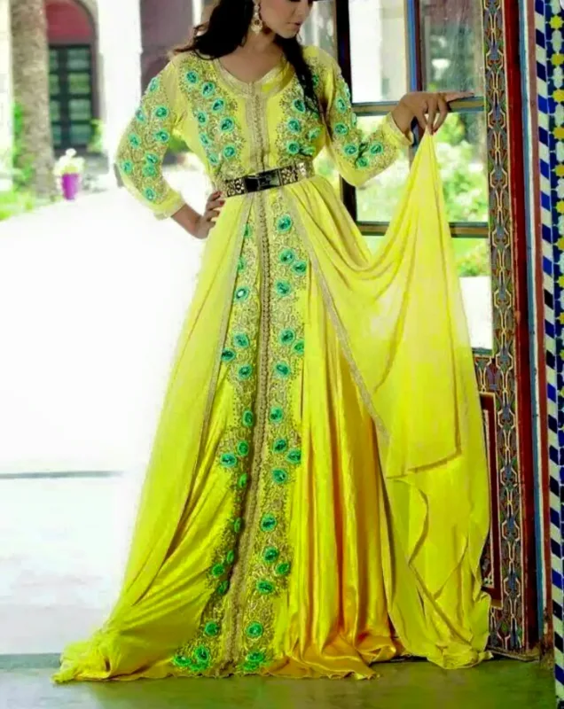 Picture of Radhe Designer Multicolor Georgette Kaftan Dress for Women - F10745
