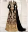 Picture of modest maxi gown design champagne lace detachable weddi