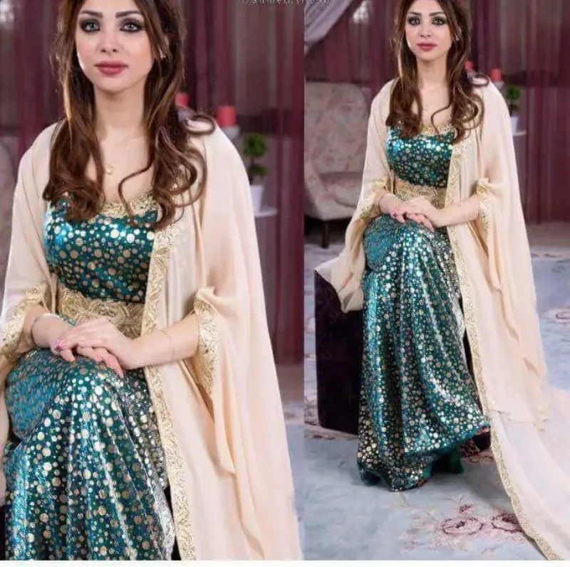 Picture of Radhe Designer Multicolor Georgette Kaftan Dress for Women - F10985