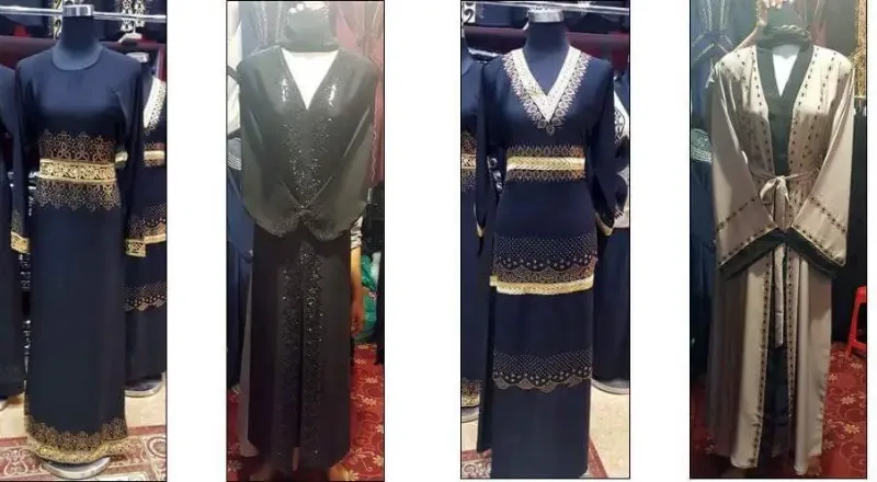 Picture of Radhe Designer Black Georgette Kaftan Dress for Women - F10994