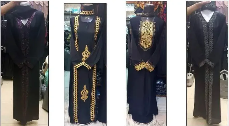 Picture of Radhe Designer Black Georgette Kaftan Dress for Women - F10996