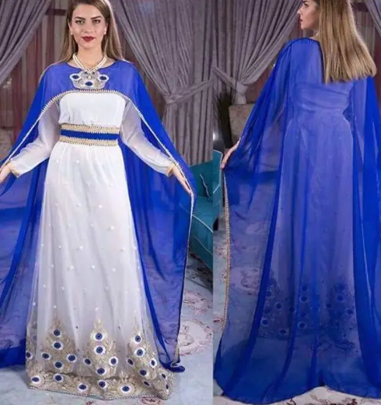 Picture of Radhe Designer Multicolor Georgette Kaftan Dress for Women - F10988