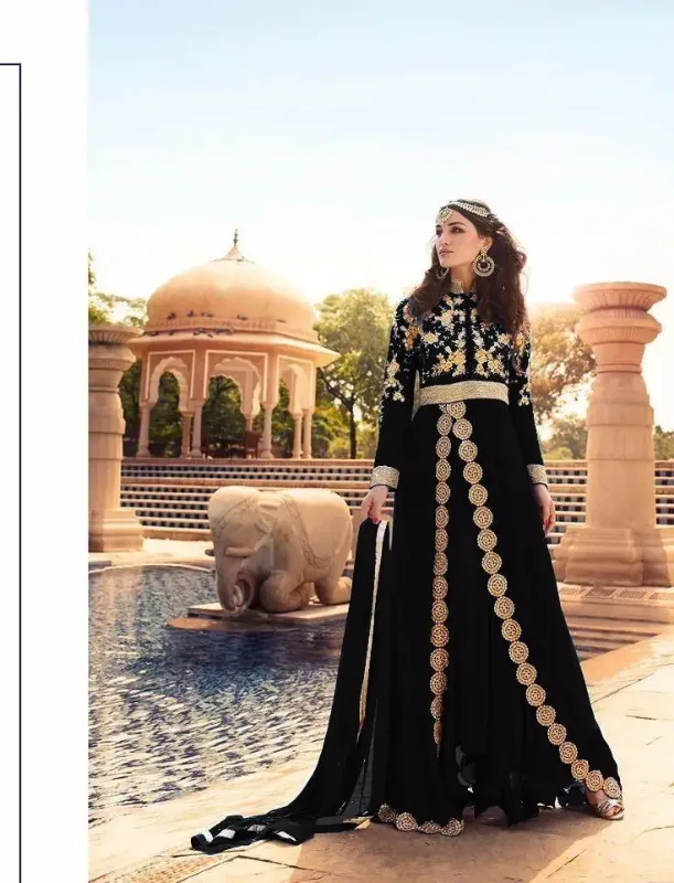 Picture of Radhe Designer Multicolor Georgette Kaftan Dress for Women - F11004