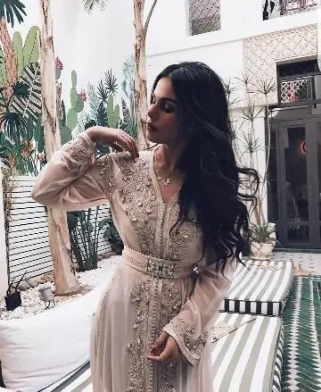 Picture of Radhe Designer Multicolor Georgette Kaftan Dress for Women - F11009