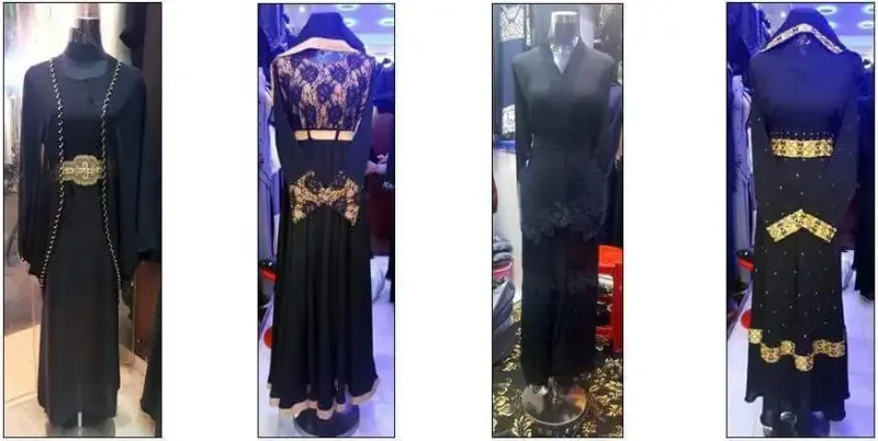 Picture of Radhe Designer Multicolor Georgette Kaftan Dress for Women - F11001