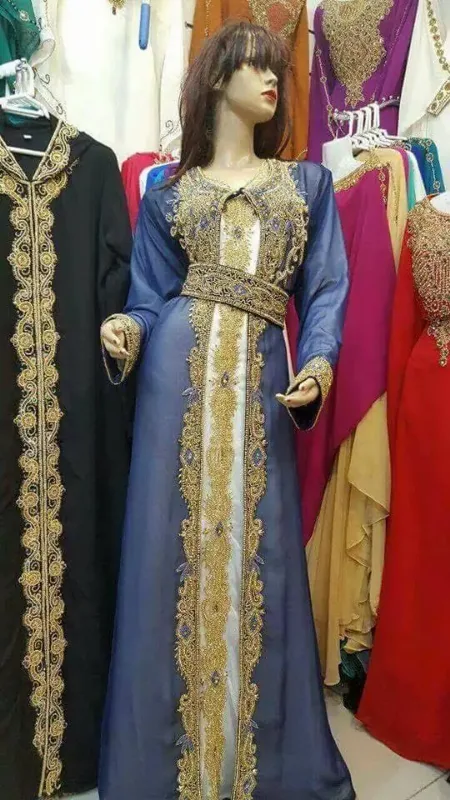 Picture of Radhe Designer Purple Georgette Kaftan Dress for Women - F11032