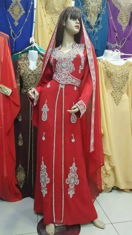 Picture of Radhe Designer Multicolor Georgette Kaftan Dress for Women - F11035