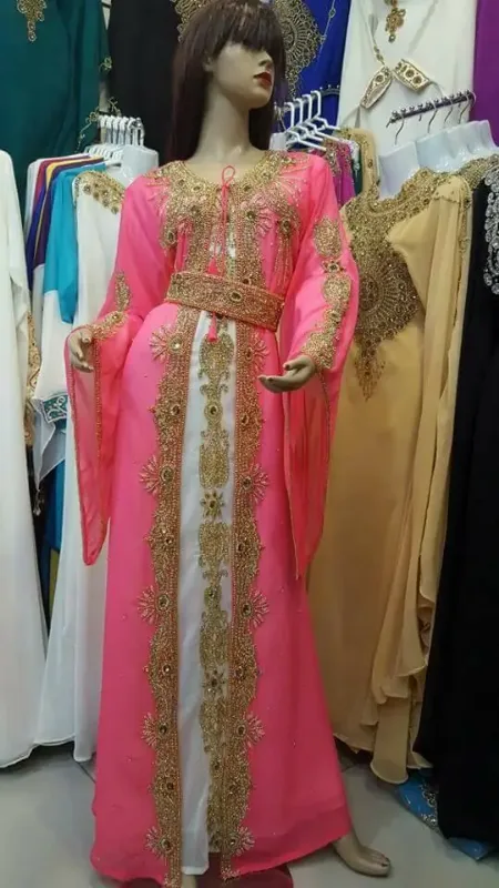 Picture of Radhe Designer Multicolor Georgette Kaftan Dress for Women - F11039