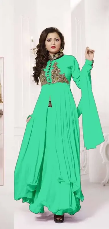 Picture of Radhe Designer Multicolor Georgette Kaftan Dress for Women - F11055